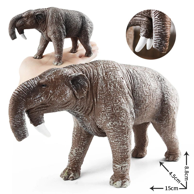 Oenux-Figurines animaux sauvages préhistoriques en PVC pour enfant, jouet de collection, cadeau