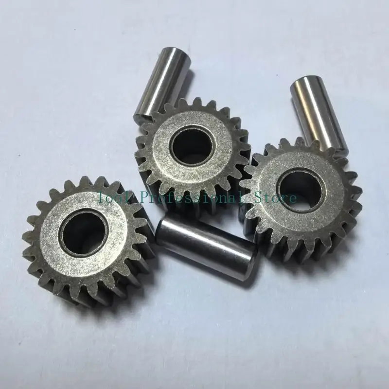 57QF Cordless Impact Wrench Replacement Gear Part, 21Tooth Iron Small Gear Kit, 6Piece Repair Parts for 500-600N Lithiums Wrench