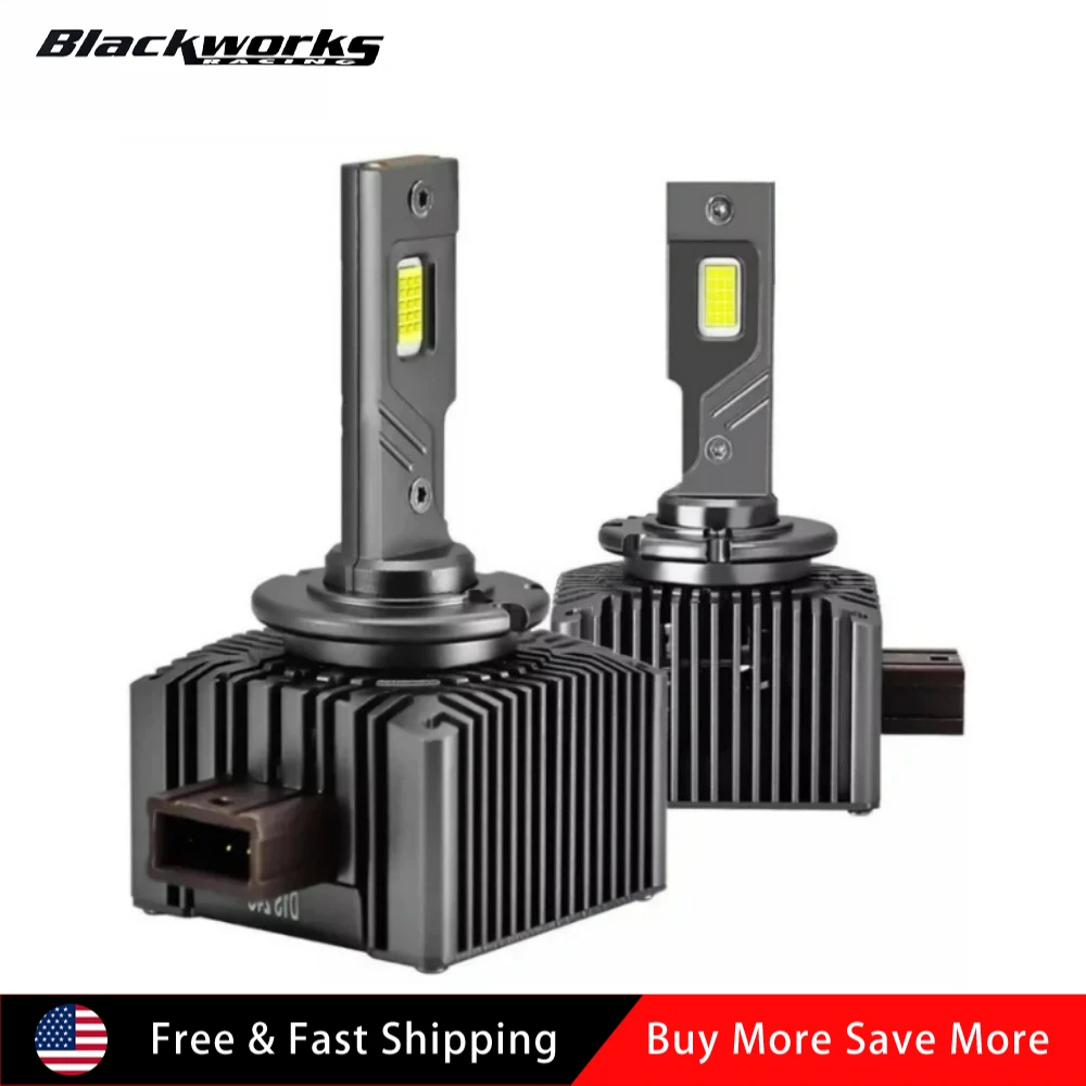 2 قطعة D1S D1R LED المصابيح الأمامية سوبر وايت HID زينون تحويل كيت 240 واط 6000 كيلو #1