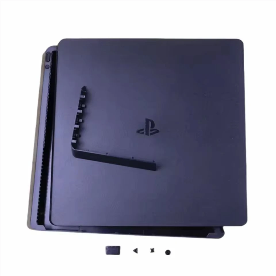 Replacement Housing Shell for PS4 Slim Console Shell Case CUH 2000 Front Cover Back Case Black