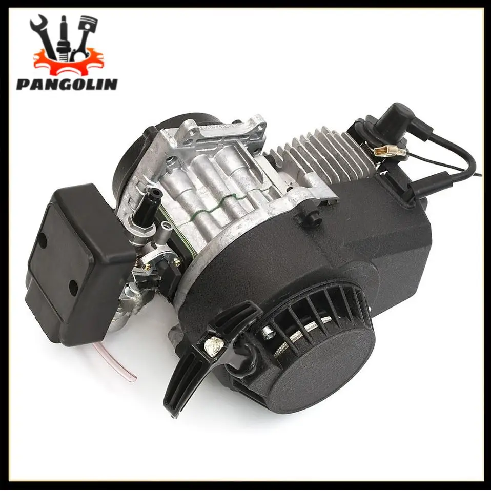 2 Stroke 49cc Pull Start Engine 25H Sprocket Motor Transmission Engine Air For Filter Mini Pocket Pit Quad Dirt Bike ATV 4 Wheel