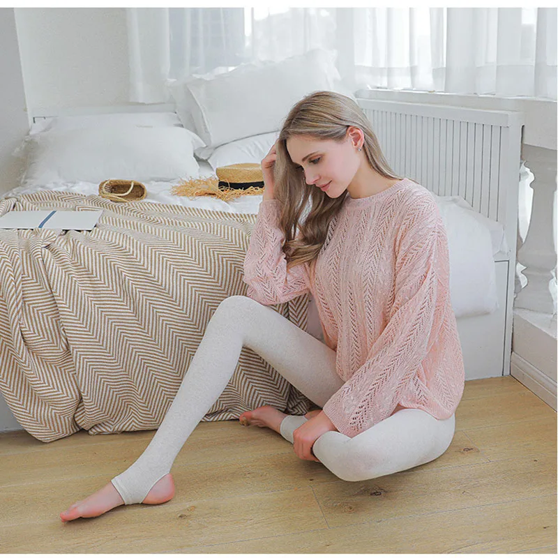 Collants en coton de haute qualité pour femmes, version coréenne du nouveau legging élastique valide pour les pieds