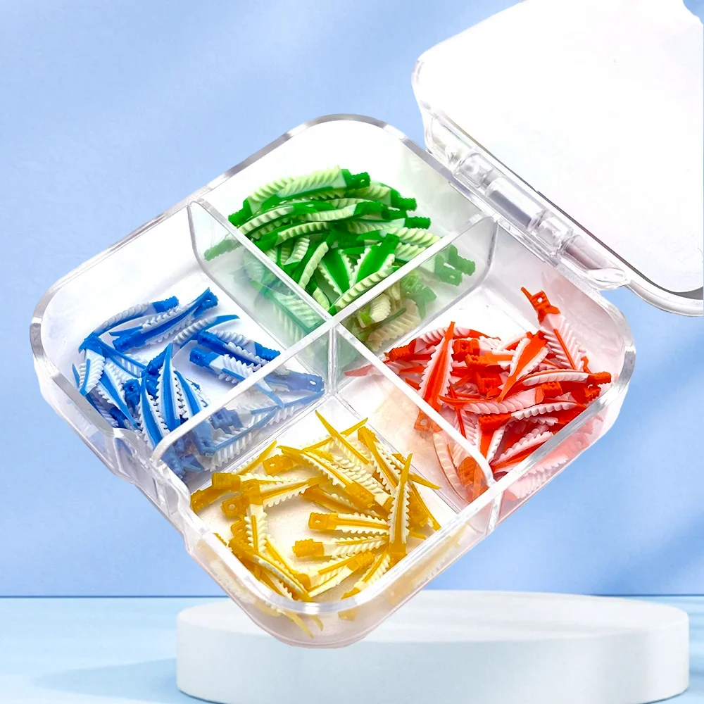 

100 шт./кор., комплект стоматологических композитных клиней, силиконовые адаптивные межзубные клинья, стоматологическая матрица, автоклавируемый силиконовый материал для стоматолога