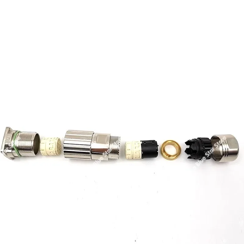Connector aviation plug square seat male and female 12 19 holes 17 cores 6 pins 8PIN servo motor code