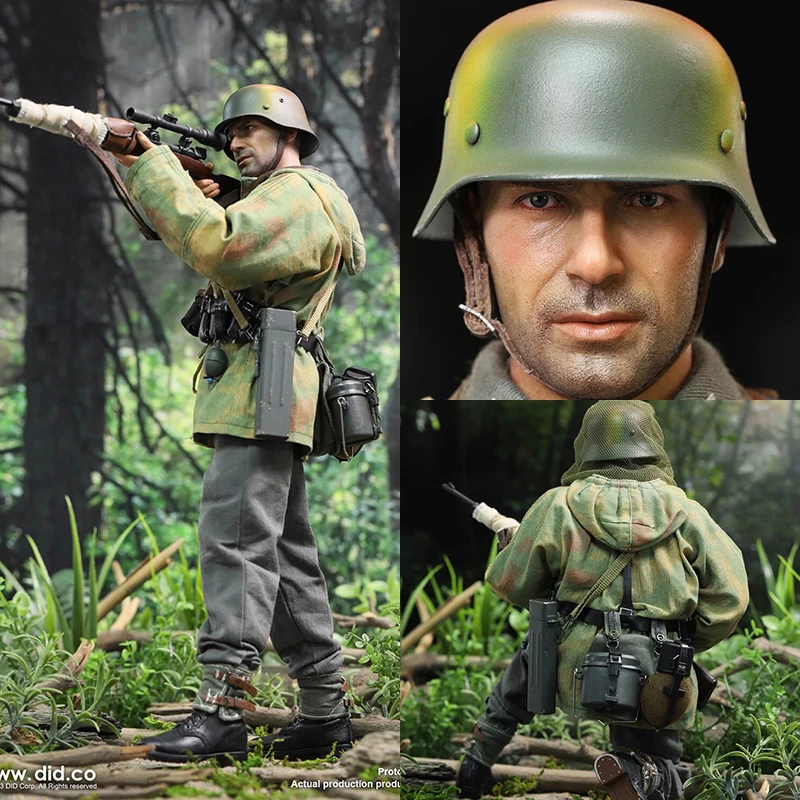 In Stock DID D80163 1/6 Scale Male Soldier Ryan the Sniper Wolfgang Full Set Model For 12Inch Collectible Action Figure Dolls