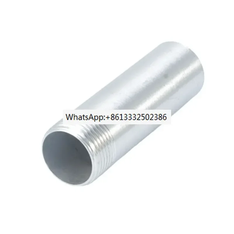 

10pcs 304 stainless steel/external wire internal connection/extended double head/external thread/round pipe/plumbing pipe/joint