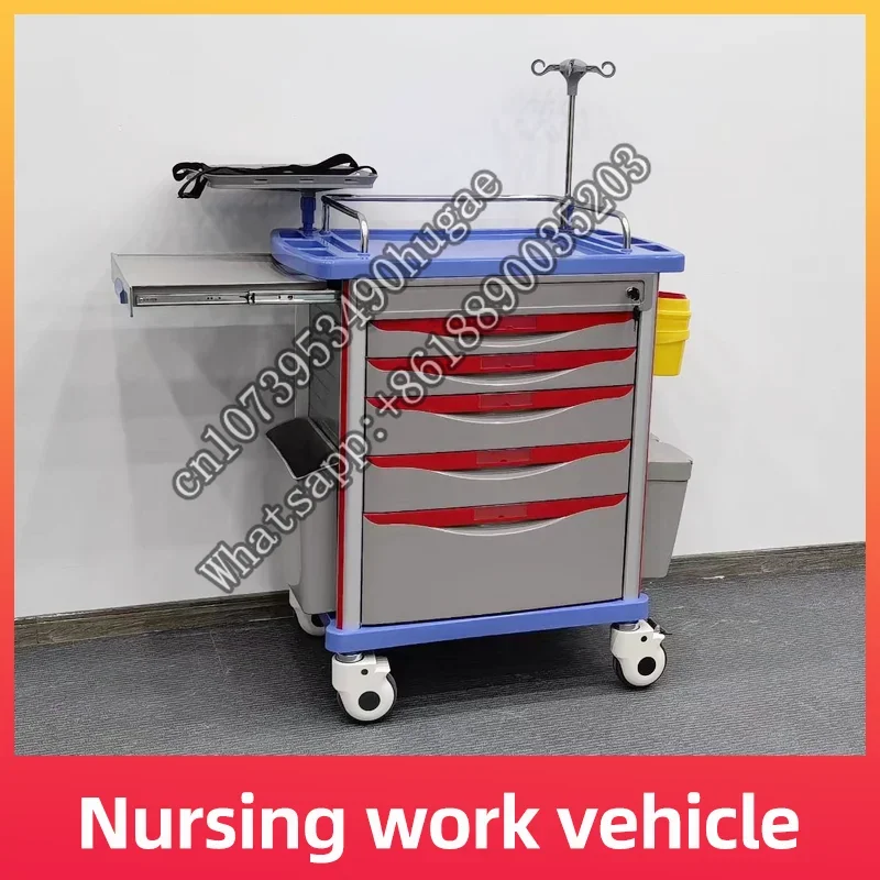 Trolley with Drawer Hospital Medical Trolley Cart