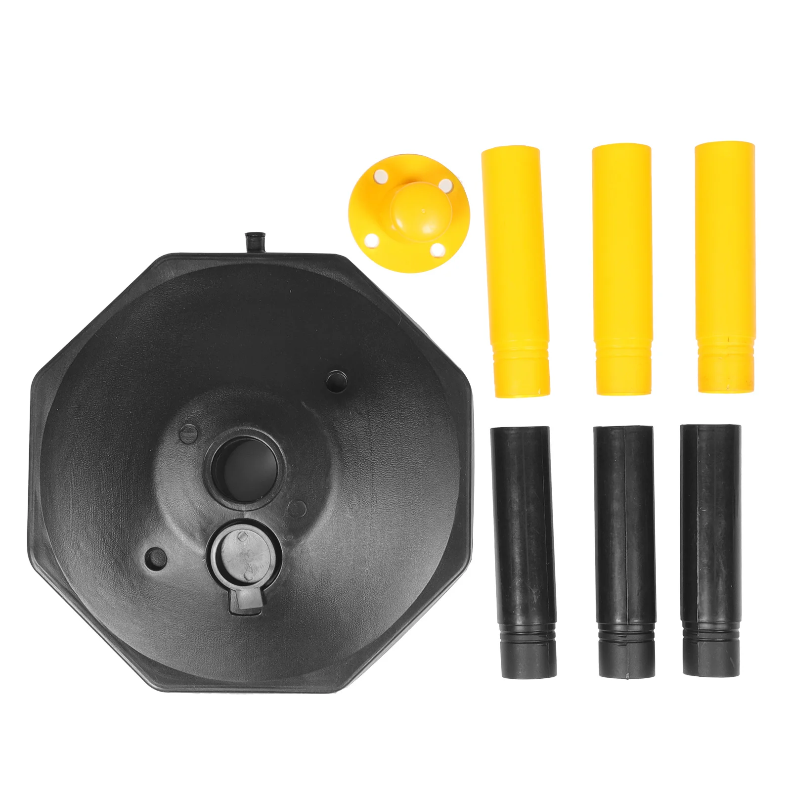 حاجز أمان قابل للتعبئة بالمياه، عمود مرن، كومة تحذيرية لمرفق المرور، عزل مخروطي، حاجز حماية للطرق، بولارد متين