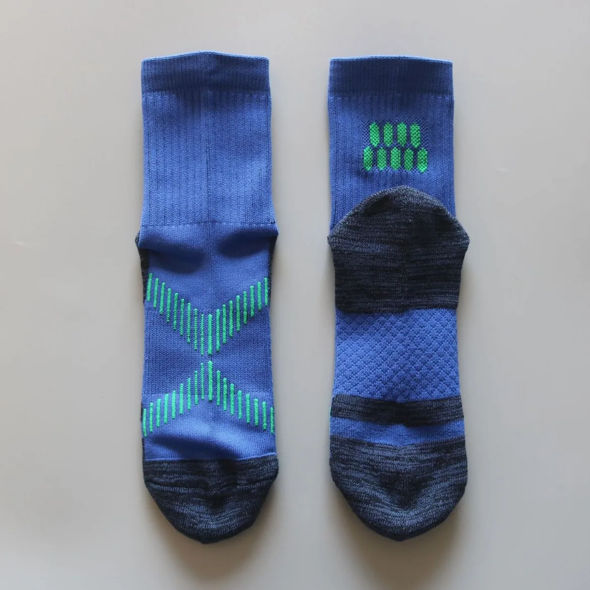 التمهيد المشي لمسافات طويلة الإستراتيجية توسيد جوارب قطنية رياضية تيري رياضي الدراجات طاقم الرجال النساء مناطق عالية التآكل 1W512 #5