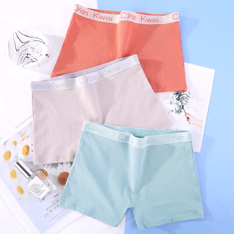 Soft Cotton Underpants for Curvy Teens Full Coverage Briefs Plus Size Student Panties Daily Comfort Wear