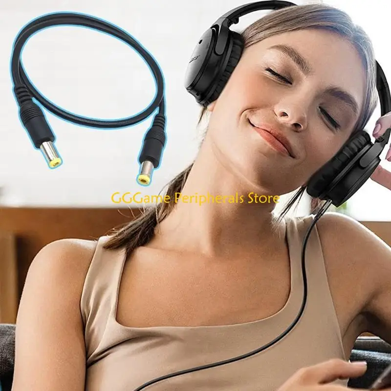 U55B Portable DC5.5mmx2.5mm Adapter Cable Cord for Routers UPS Camera and Surveillances Cameras Support 120W Fast Charging