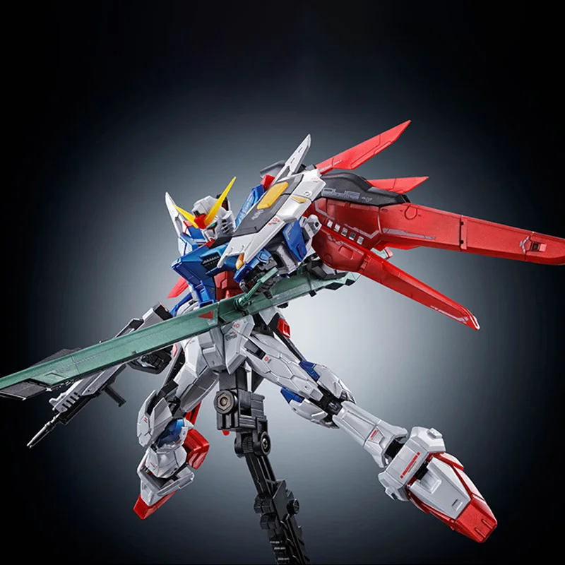 Bandai Originale RG 1/144 Mobile Suit DESTINY GUNDAM TITANIO FINISH Anime Action Figure Modello di Montaggio Kit Giocattolo Regalo per I Bambini