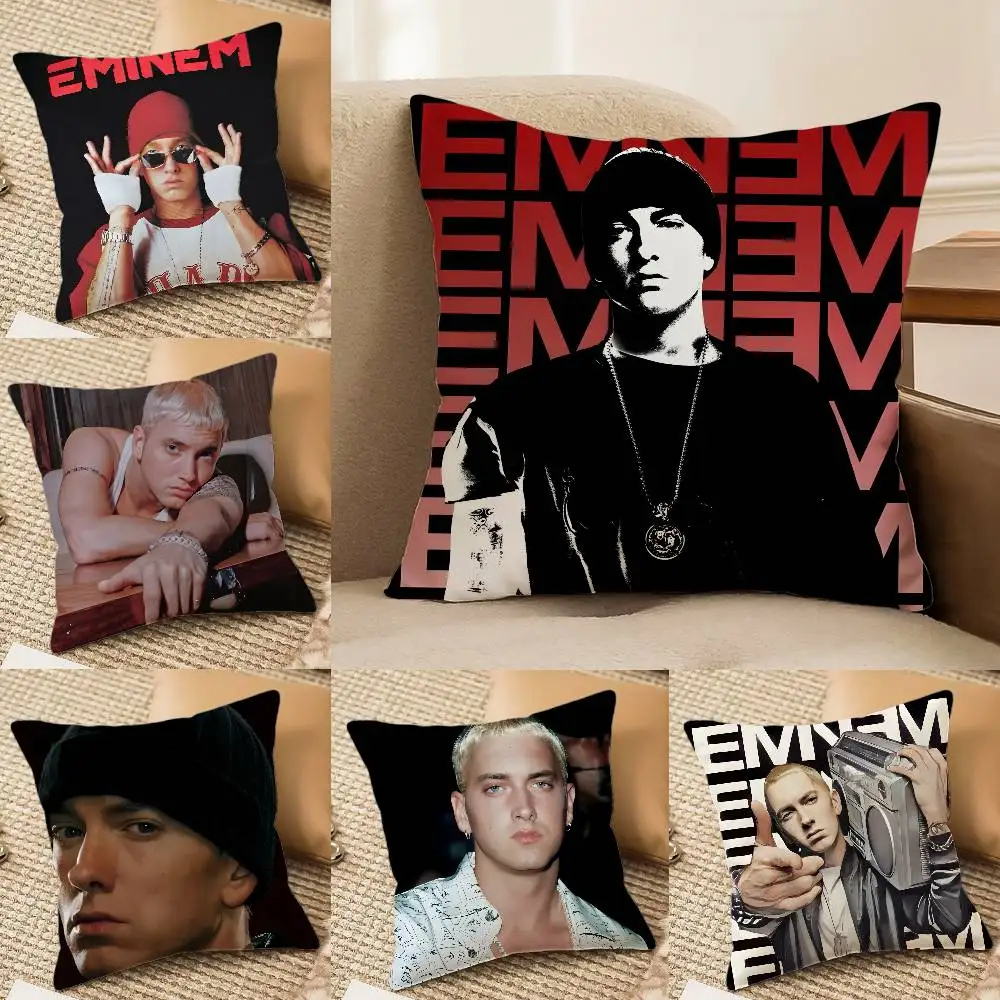 

Rapper E-EminemS Pillow Case Anti-dustmite Invisible zipper Sofa Bed