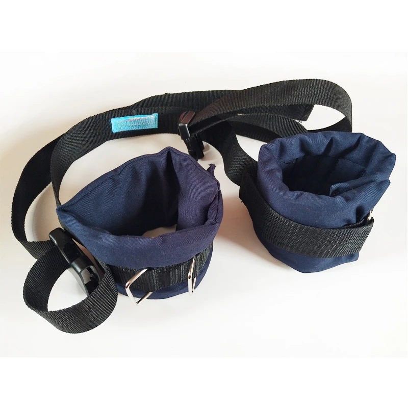 Binding straps for mentally manic patients with upper limb fixation and restraint straps for dementia elderly