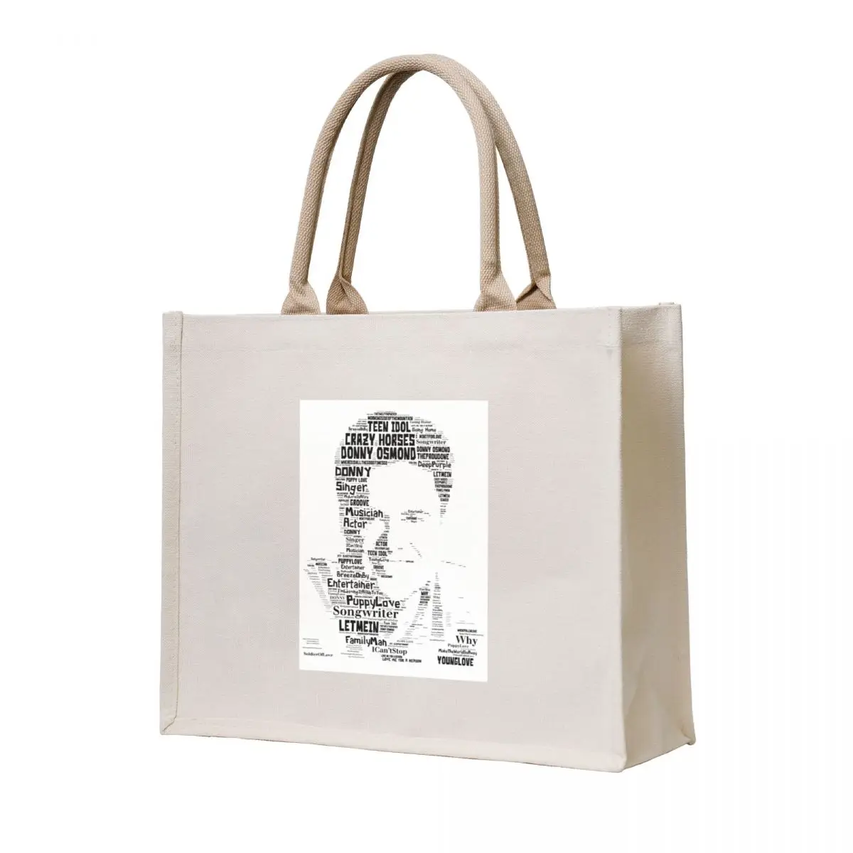 

Vintage Retro Donny Osmond Collage Gifts Best Men Tote Bag Large bags for women custom canvas bag Shopper female bag