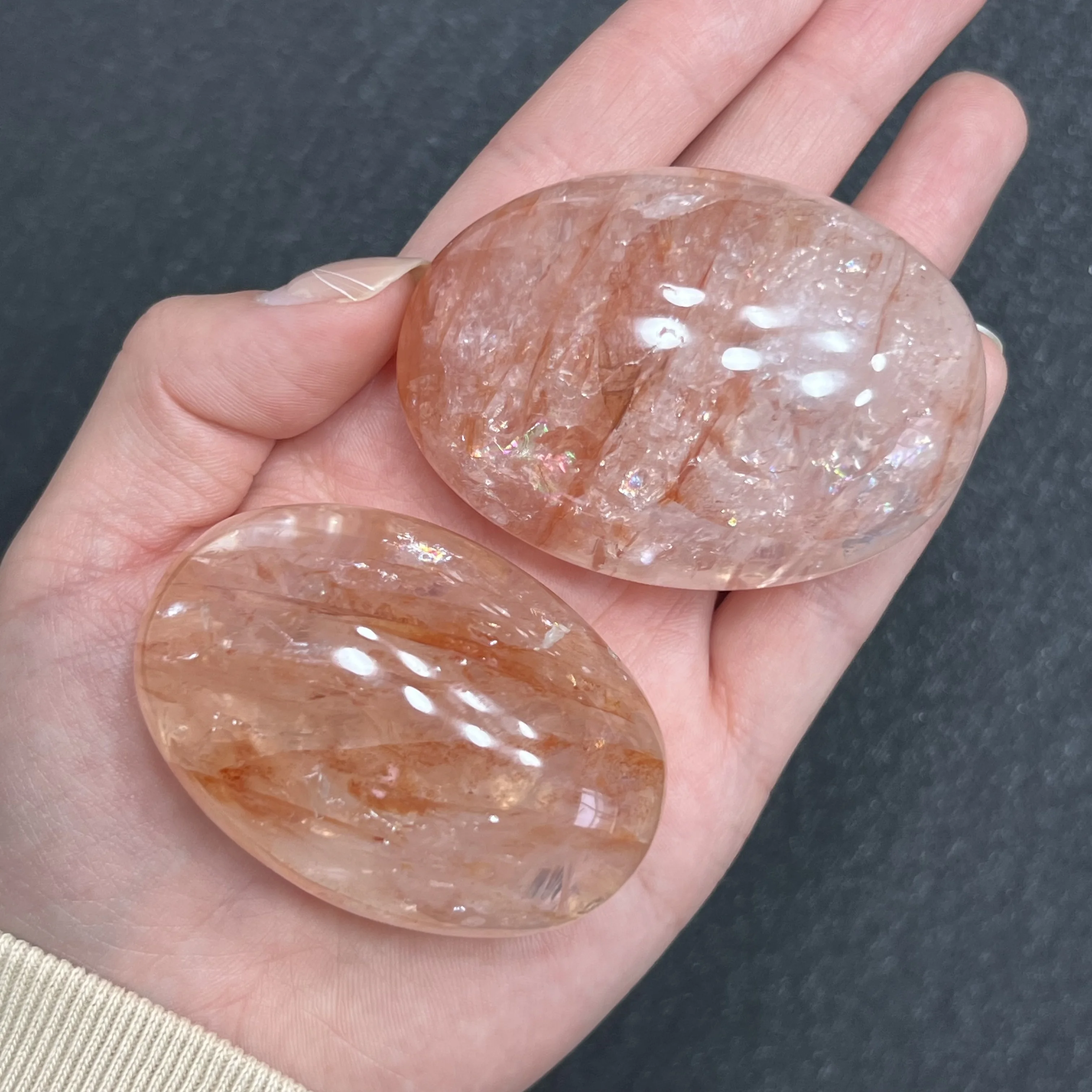 Natural Multi-inclusions Quartz Crystal Chakras Reiki Healing Natural Stones and Minerals