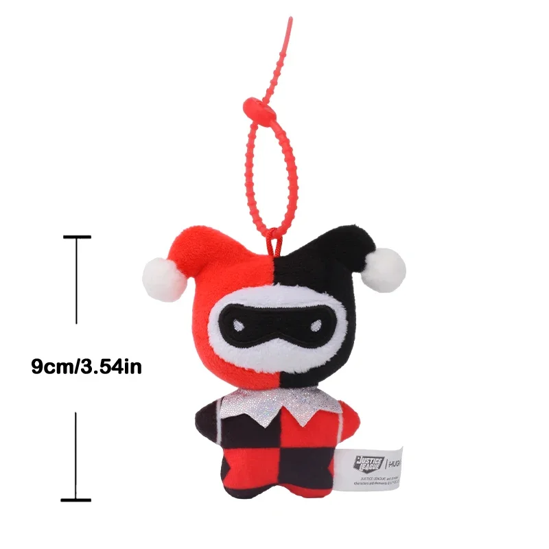*9cm Soft Plush Keychain DC Justice League Batman Superman Harley Quinn Joker Cute Cartoon Movie Dolls Creative Christmas Gifts view 6