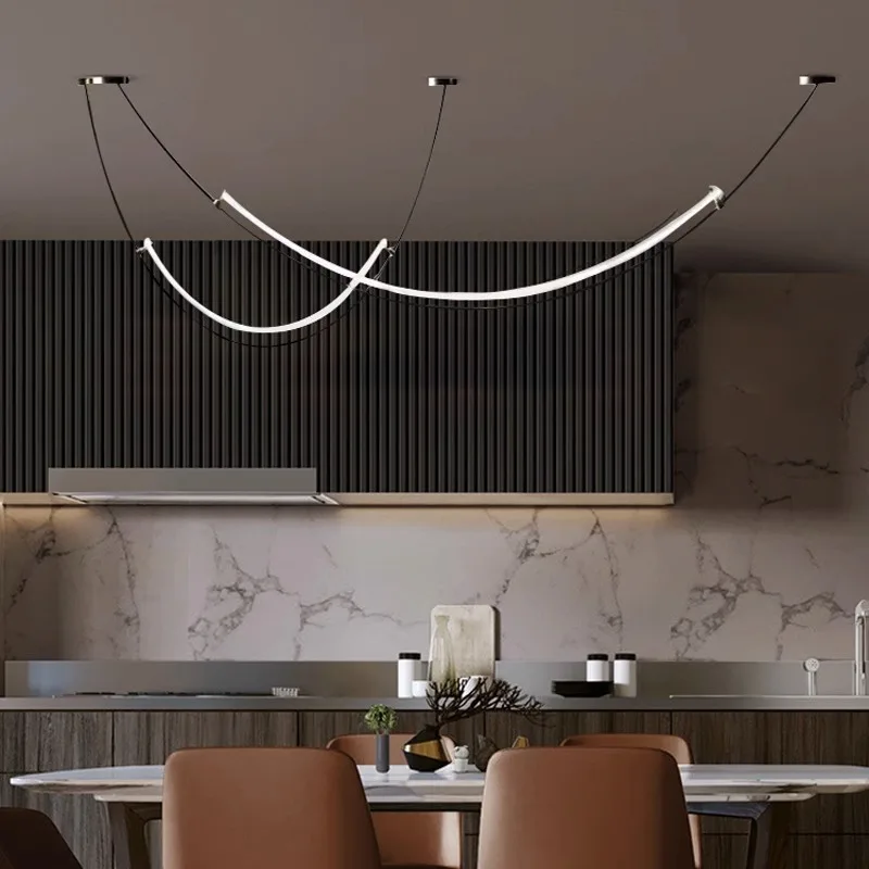 nordic line design led luzes pingente luminaria suspensa lustre preto sala de estar sala de jantar bar contador ilha de cozinha casa 01