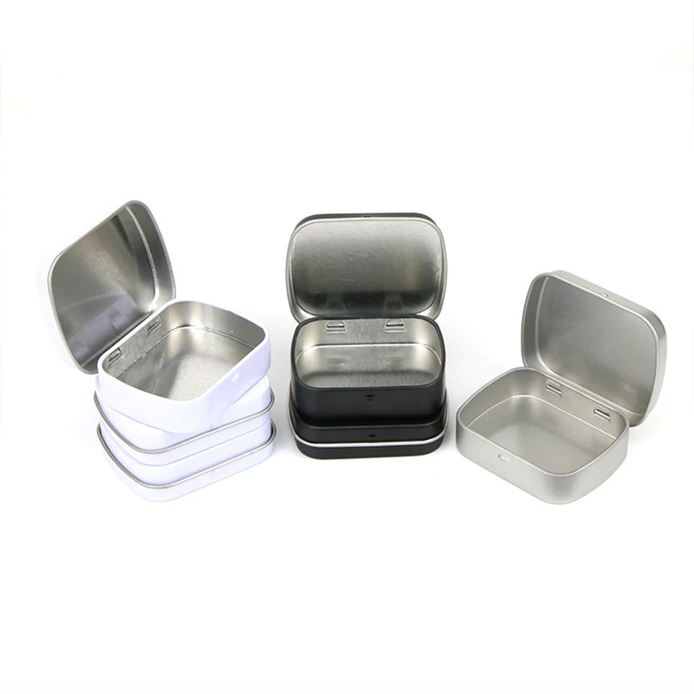 1Pc Mini Metal Storage Boxes Creative Travel Portable for Medicine Jewelry Tea Candy Organizer Gifts Pack Tin Cans Wholesale