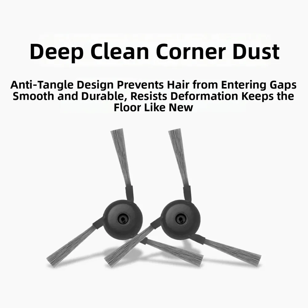 For Dreame For X50 for Pro 10 ULTRA Robot Vacuum Parts Kit 1 Microfiber Roller Cloth 4 Side Brushes 4 Dust Bags 2 HEPA Filters