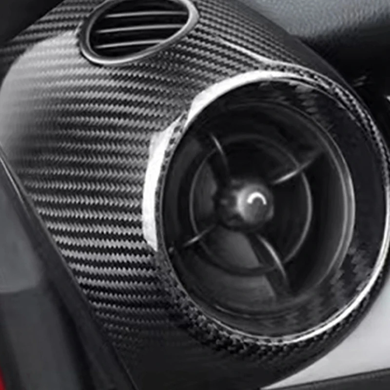 Super Sale Carbon Fiber AC Vent Cover Trim Interior Air Outlet Frame for BMW Mini Cooper R54-R60 S JCW