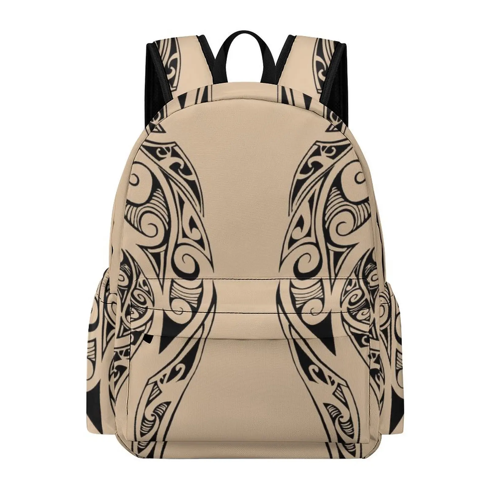 حقيبة ظهر عالية الجودة مقاس 16.5 بوصة مع نمط زهور حقيبة ظهر عصرية قابلة للتخصيص حقيبة كمبيوتر محمول كبيرة الحجم #2