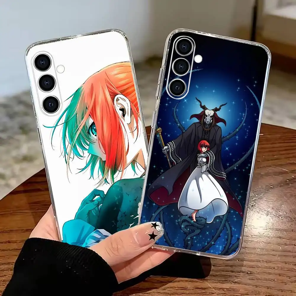 The Ancient M-Magus' Bride Phone Case for Samsung Galaxy A55 A06 A16 A26 A36 A56 A25 A35 A15 Transparent Flexible Cover