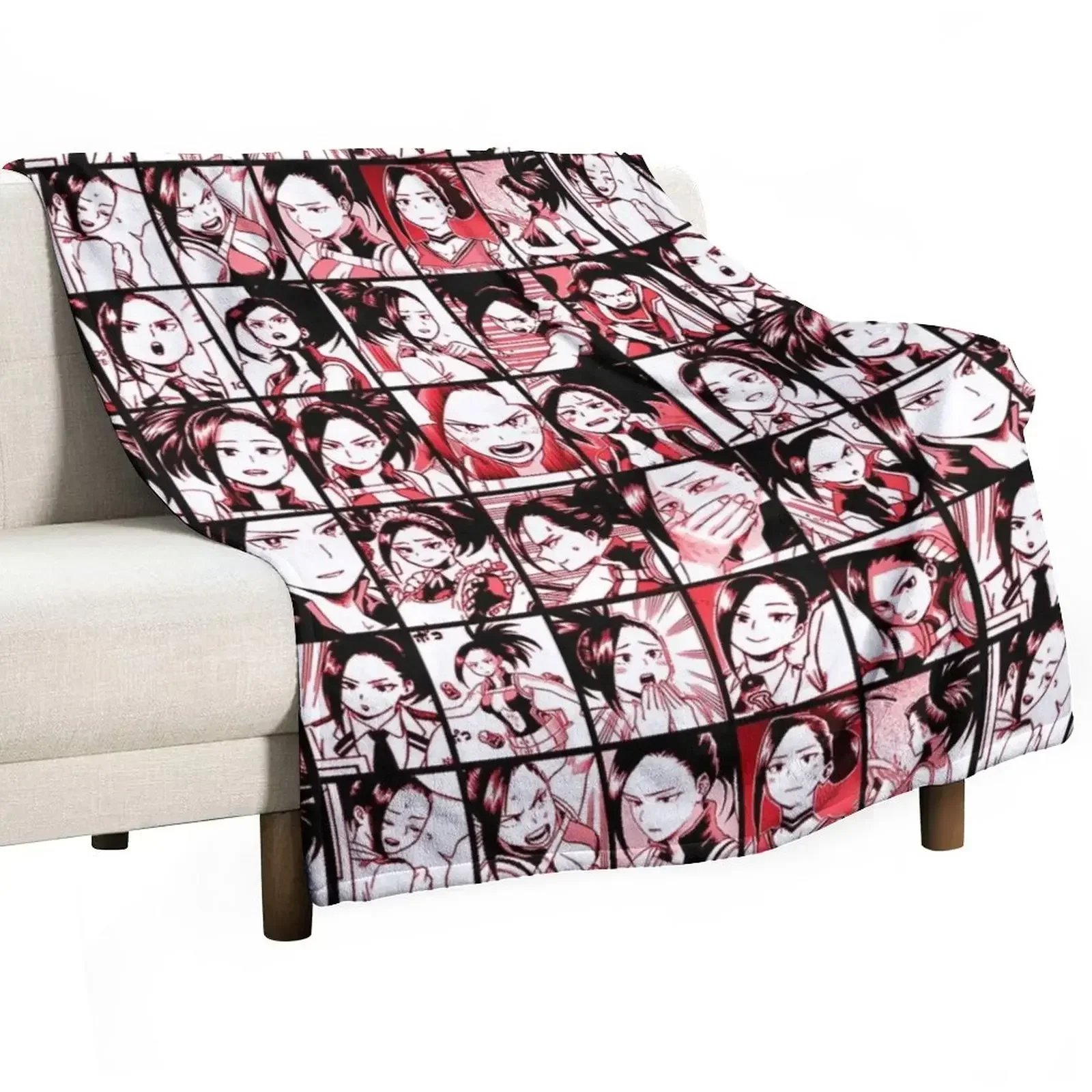 Yoyorozu Momo Collage Throw Blanket Extra Large Throw Tourist Luxury Thicken Thin For Decorative Sofa Soft Blankets