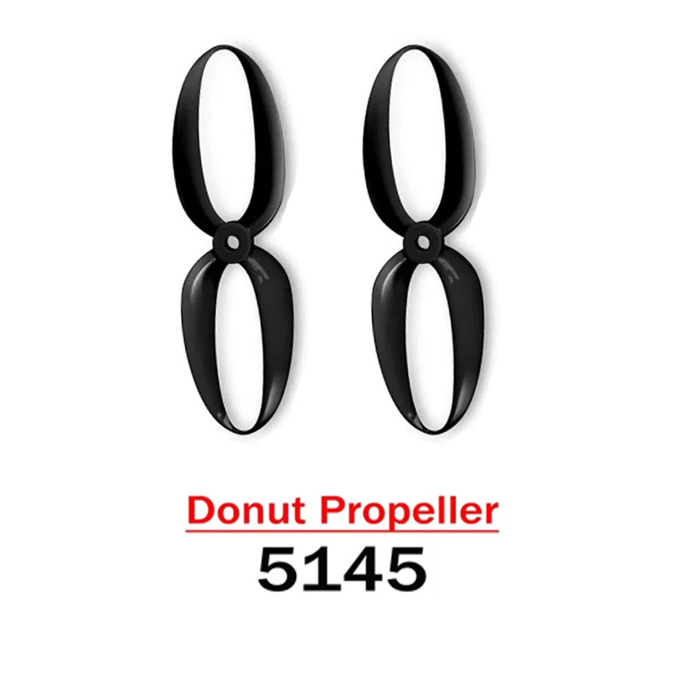 

2 пары Foxeer Donut 5145 5,1-дюймовый пропеллер CW CCW для гоночного дрона RC FPV