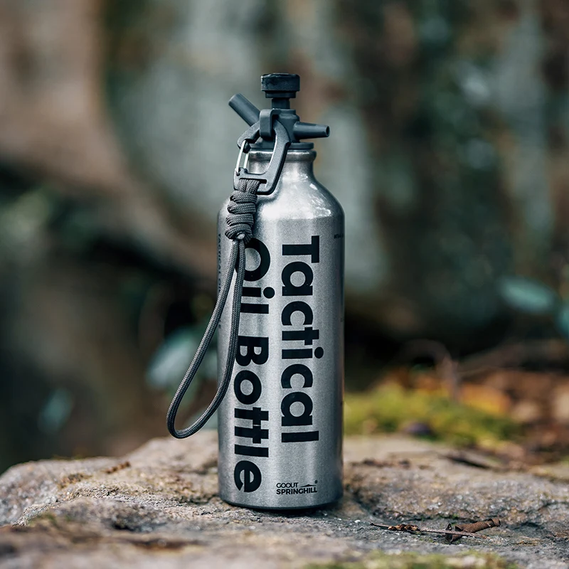 Goout Springhill Portable Tactical Fuel Can Outdoor Fuel Bottle Camping Alcohol Push-Type Kerosene Stove Fuel Storage Bottle view 4