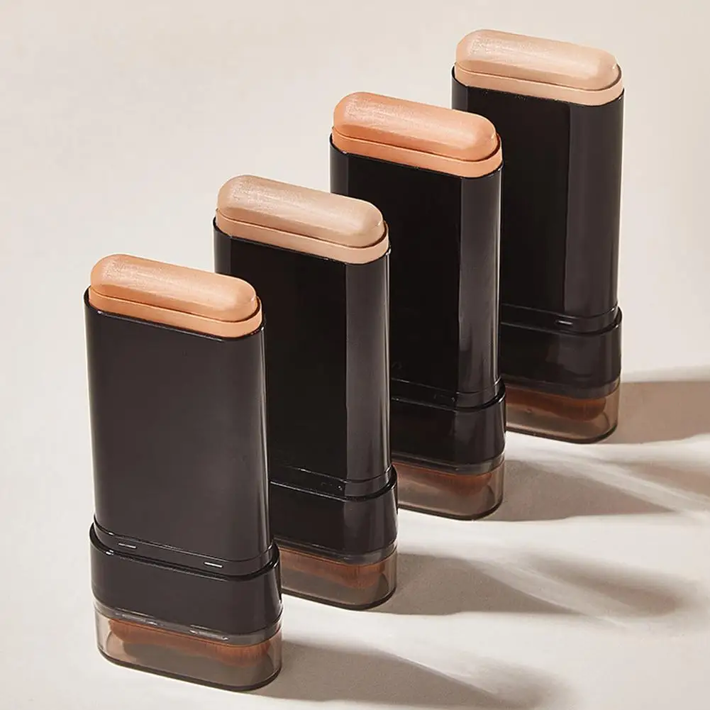 Double Ended Foundation Stick Moisturizing Light Transparent Matte Portable Head Long With Lasting Waterproof Non Brush Sme G9V1 view 5
