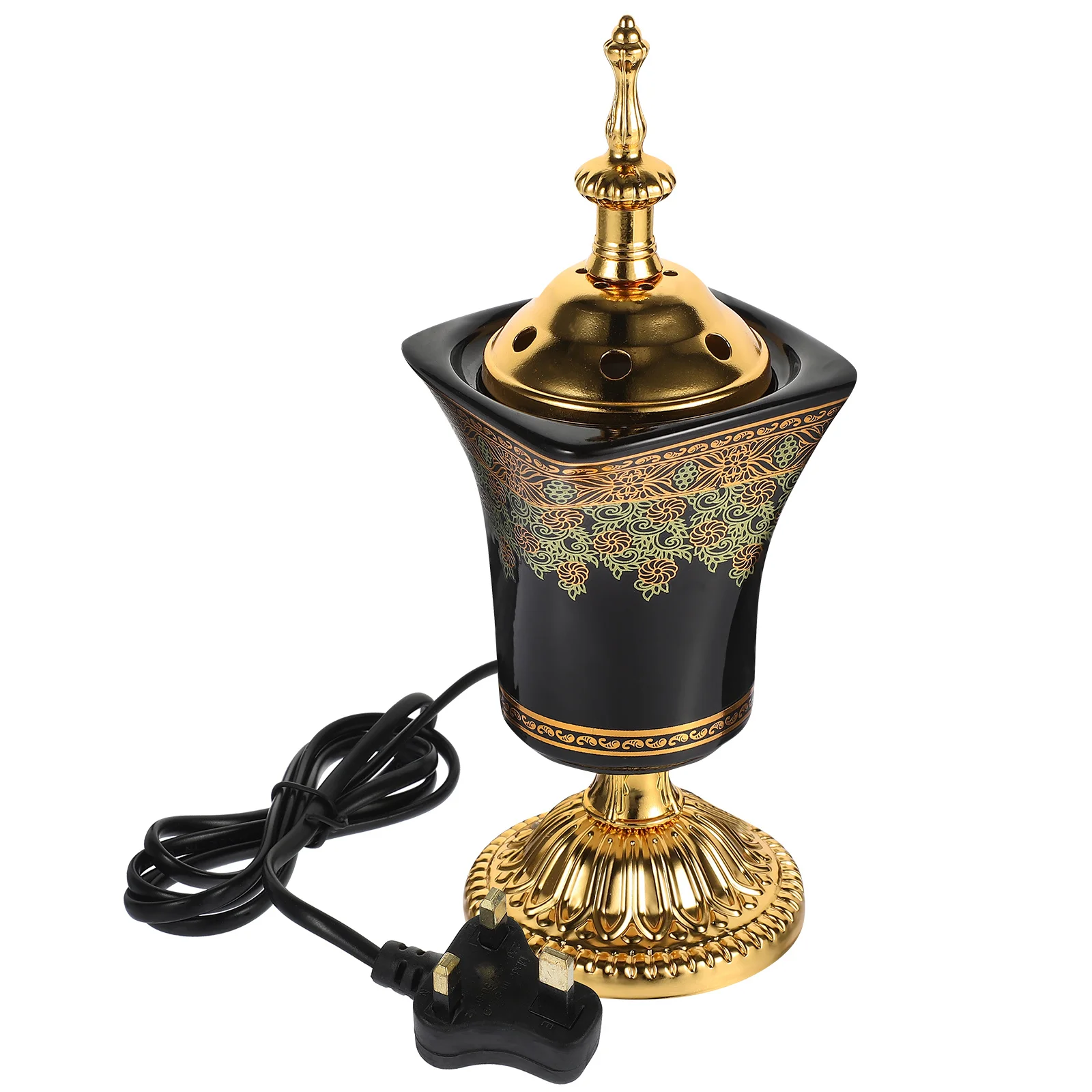 

Electric Ceramic Incense Burner Aroma Diffuser for Bedroom Study Living Room 220-240V Uk Plug Electric Incense Burner