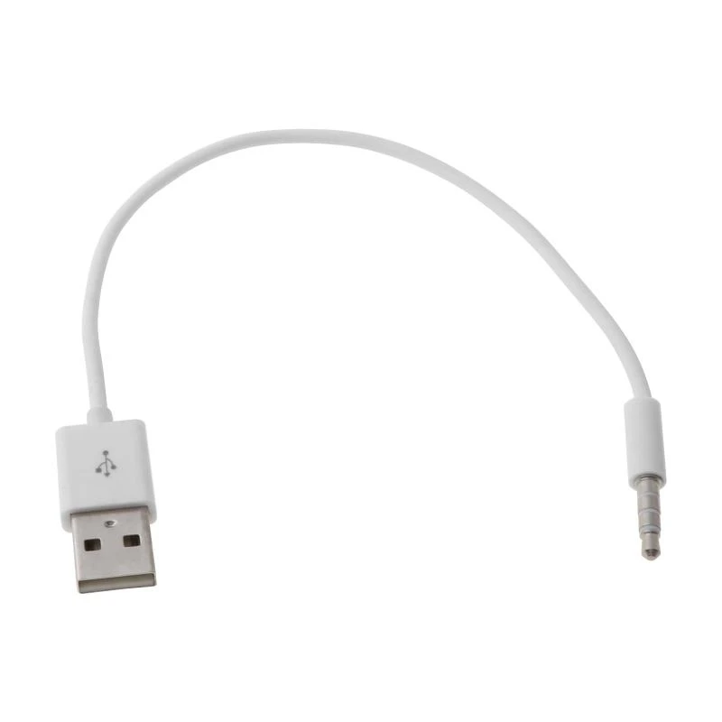 USB 3.5mm Data Sync Charging Cable Adapter for Apple iPod Shuffle 2nd #221