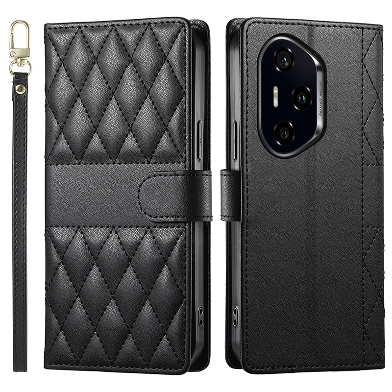 حافظة جلدية فاخرة لهاتف Honor 200 Pro 300 Ultra 90 Lite X9A X9B X8B X6A X6B X50 X50i