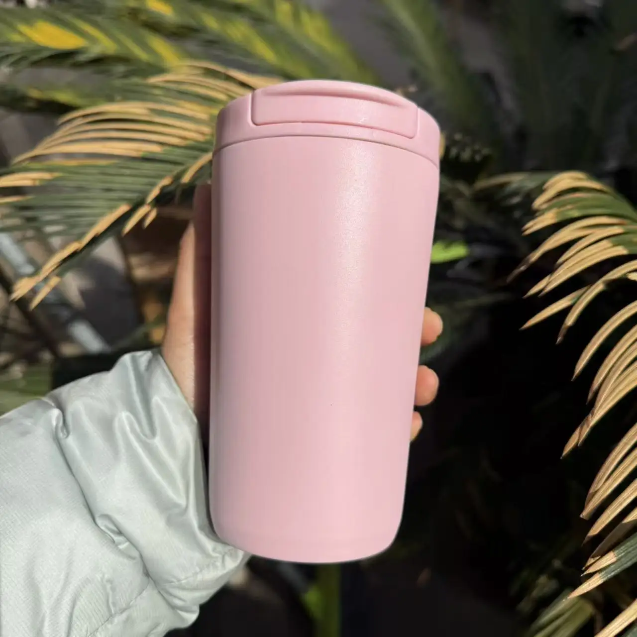 12OZ Travel Stainless Steel Coffee Cup Thermal Mug Leak-Proof Thermos Bottle Water Vacuum Flask Insulated Cup，Customizable view 5