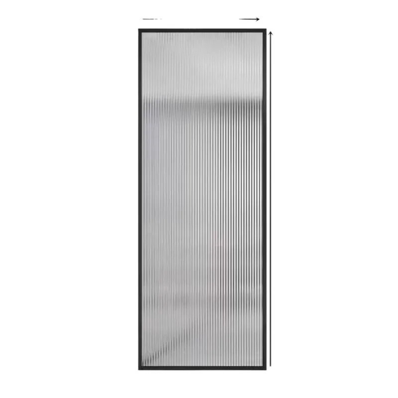 

Glass screen partition, bathroom half wall partition, dry and wet separation