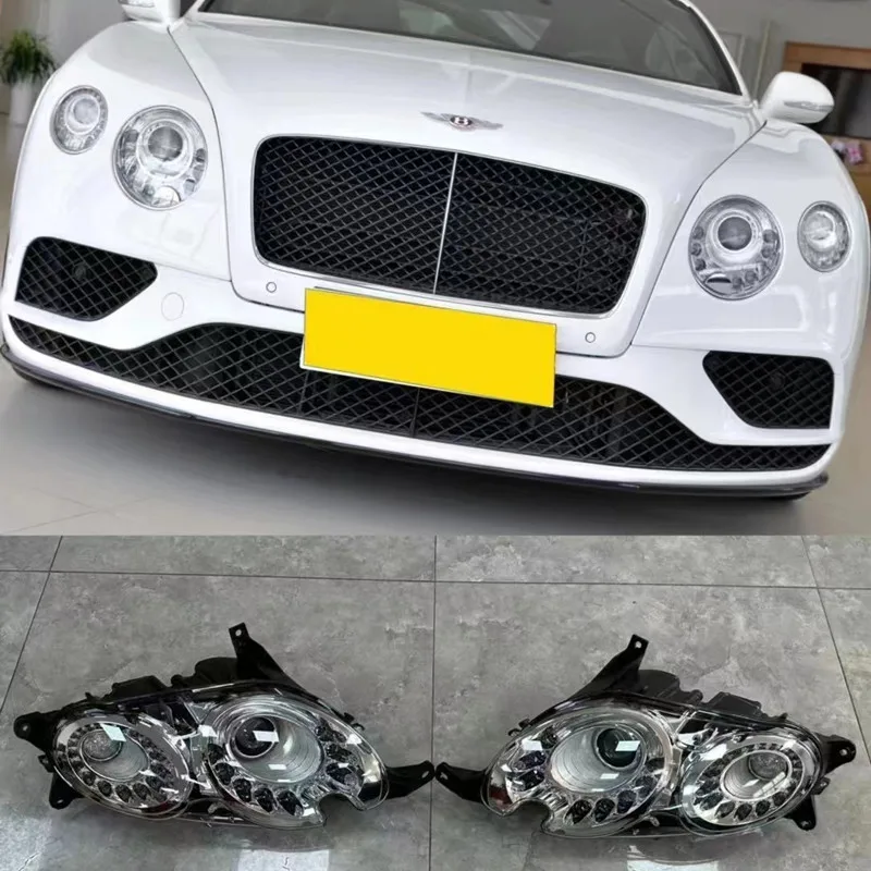 Black / White Head Lamp Headlight for Bentley Flying Spur 2014 2015 2016 2017 2018 2019 Left Right Side Front Lamps Auto Parts