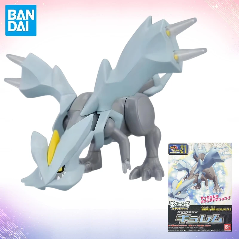 In Stock Original Bandai Pokemon ตัวเลข Kyurem อะนิเมะ Action Figure ประกอบง่ายสะสมเครื่องประดับของเล่นของขวัญ