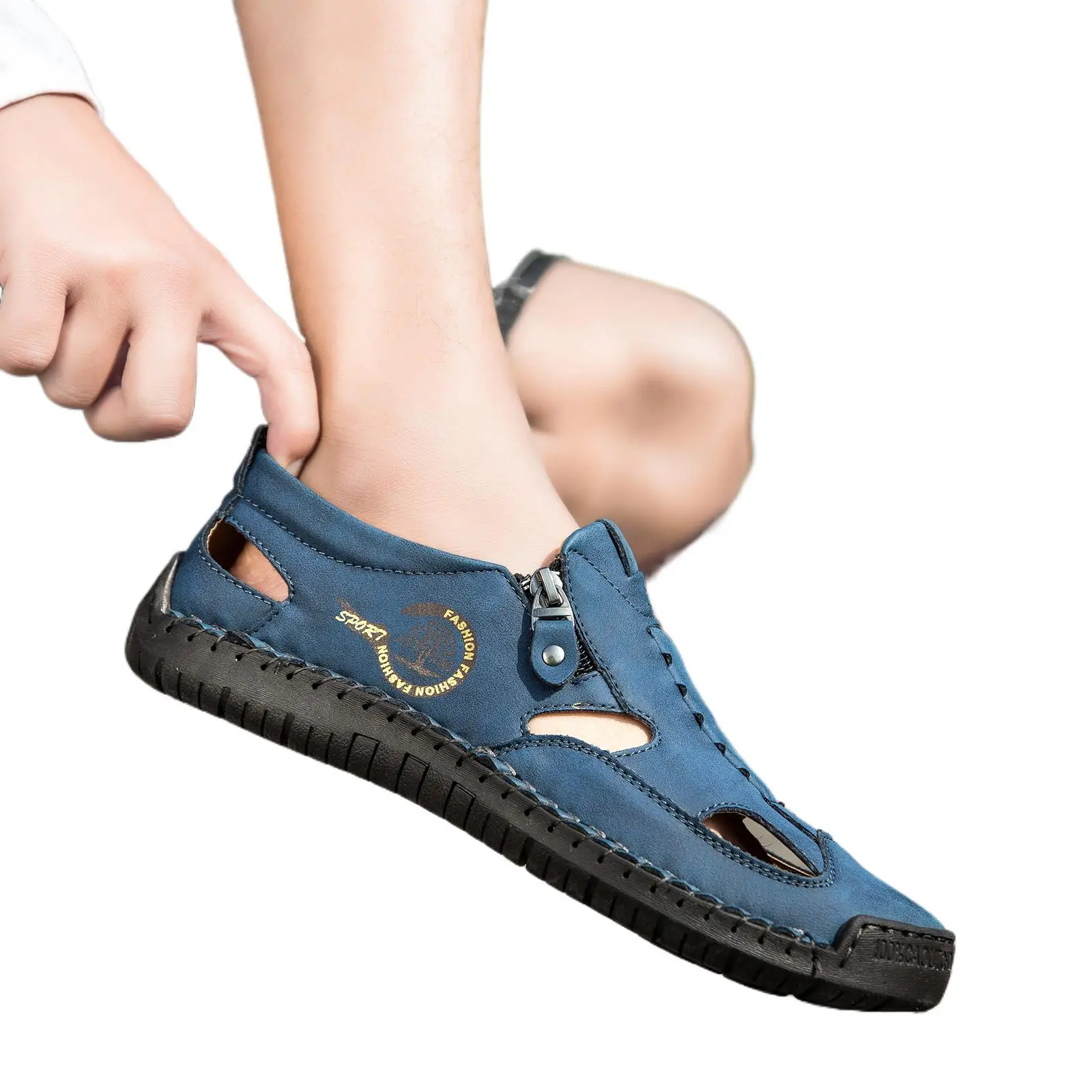 Men's Breathable Outdoor Sandals Multiple Colors Available Summer Beach Vacation Sandals Large Size Men flache sandalen schuhe