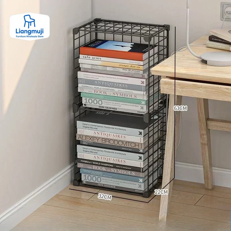 

Furniture Bookstore Shelf Floating Bookshelf Bookcase For Books Home Storage Toy Desk Organization Room Shelves Mobile Library