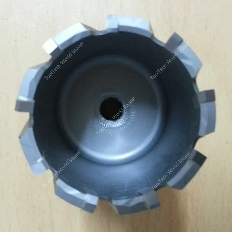 Bor magnetik apertur besar, bor kursi magnetik pelat baja plat besi mata berongga pembuka lubang bersarang 81 hingga 120*50mm