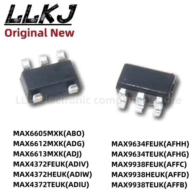 1pcs MAX4372FEUK 9938HEUK 9634TEUK 6605 6612 6613MXK+T SOT23-5 Chipset