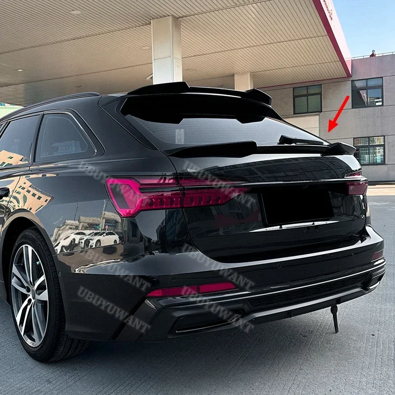 Image of Für Audi A6 C8 Avant Allroad Touring Edition 2019-24 Maßgefertigte Teile Kofferraumlippe Spoiler HighKick Heckflügel Karosserie-Kits Werksverkauf