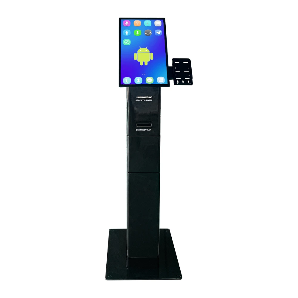 21.5'' Self-service Kiosk for Aliexpress, Hotel/Parking/Restaurant 10-point Curved Touch SDK NFC QR Passport