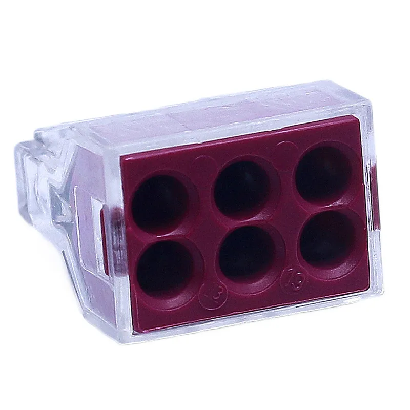 

Terminal 773-106 plug-in 0.75-2.5 square wire parallel hard wire connector