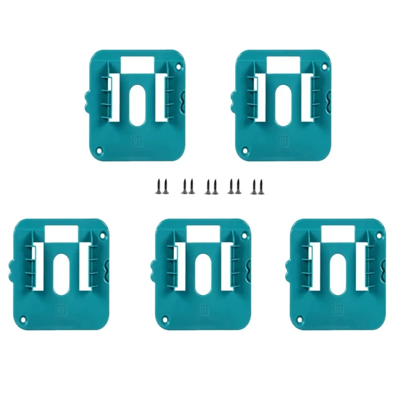 

5PCS Battery Holder For Makita 18V Li-Ion Battery Storage Mounts Dock Holder Fit For Makita BL1860 BL1850 BL1840 BL1830