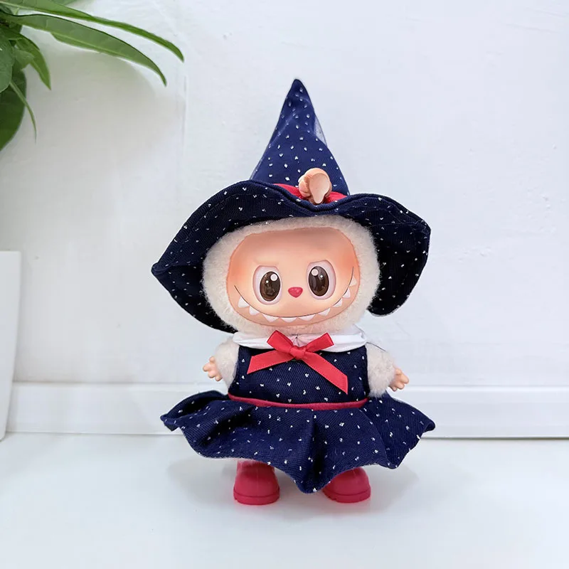 

Generation 10cm 1st 2nd and 3rd Generation Keychain Labubu Clothes Pendant Labubu Doll Clothes Bear Brand Sweater Set Cute