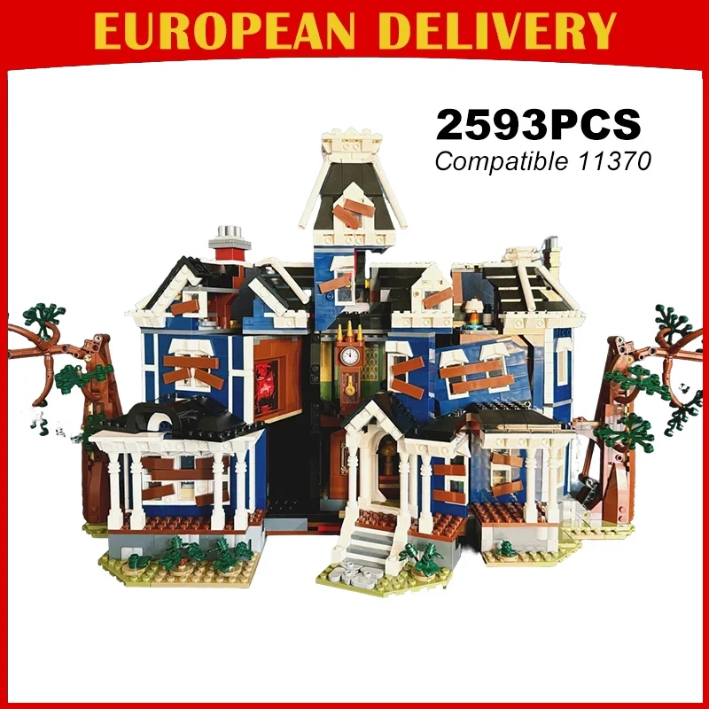 2593 pièces - Modèle de maison Creels - Jouets de construction créatifs DIY - Ensembles de blocs d'architecture urbaine - Jouets pour enfants - Cadeau - Compatible 11370