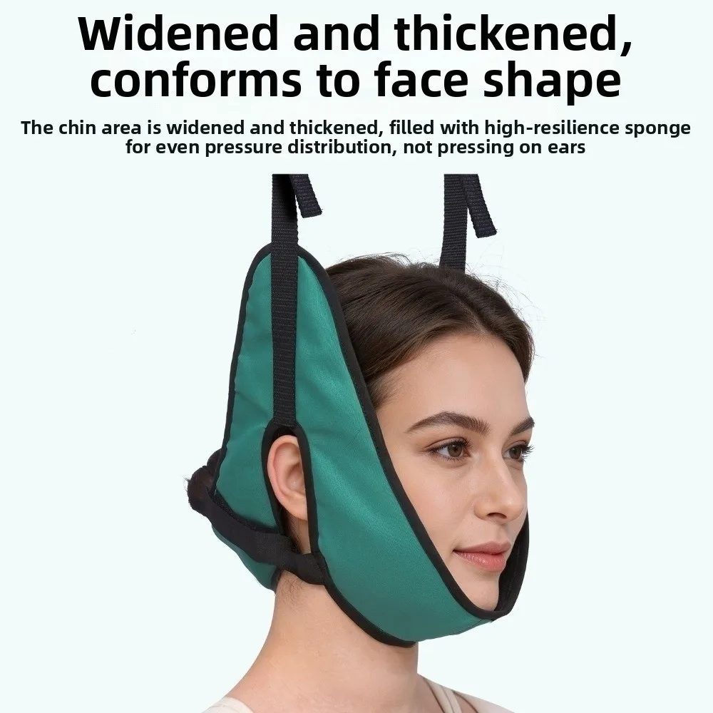 Ergonomic Door Hanging Neck Brace Adjustable Straps Household Cervical Decompression Sling Thickened Neck Traction Device