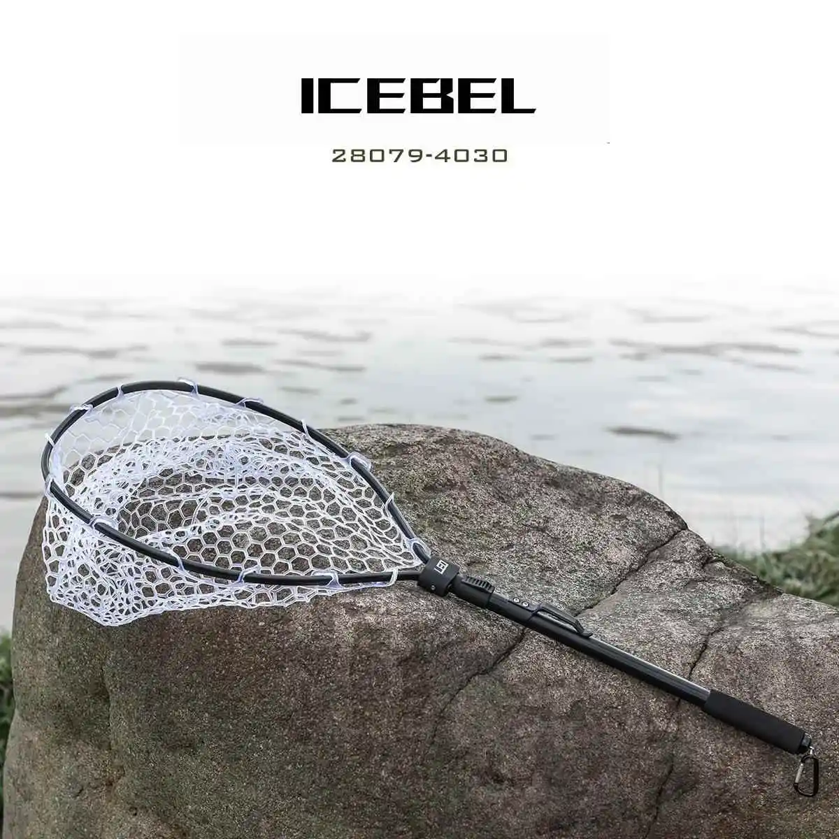 

Portable Aluminum Alloy Short Section 85cm Rubber Fishing Net Fly Fishing Lure Netting Boat Fishing Rapid Fold Fish Retrieval